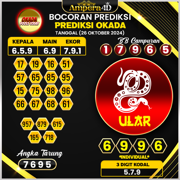 prediksi togel okada 26 oktober 